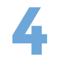 blue number 4