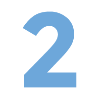 blue number 2
